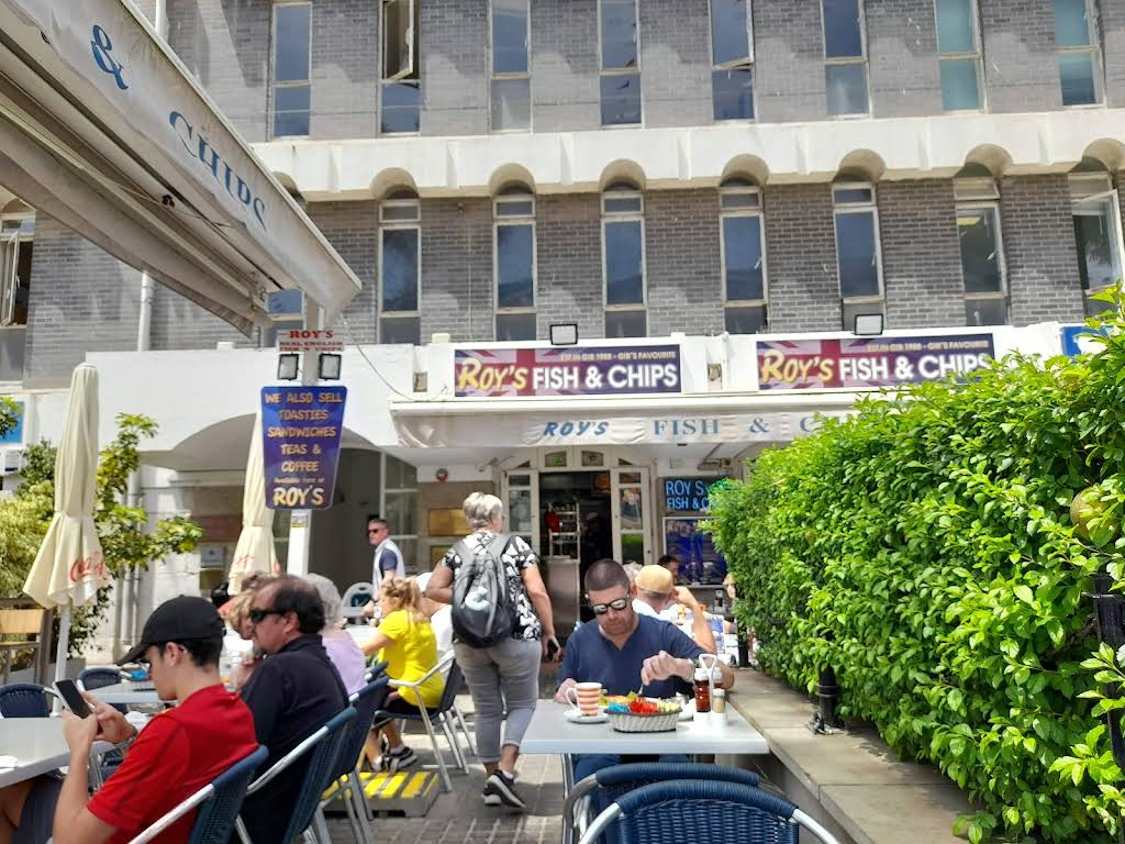 Roy's Fish and Chips restaurant in Gibraltar